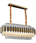 Sleek Black And Gold Stainless Steel Ceiling Pendant Light Bringing That Clean Modern Glow To Your Space Dimmable Hanging Lamp With Glossy Glass Led Shade Definitely A Top Shelf Addition To Your Home, featuring frosted glass and gold accents.
