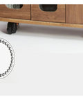 Heavy Duty Retractable Leveling Caster Engineered To Support 2200 Lbs, 360 degree swivel wheels for easy maneuverability.