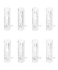 30 Pack Cabinet Shelf Clips Set With Plastic Support Pegs And Transparent Holder Pins For Shelves And Brackets