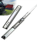 1 Pair Full Extension Ball Bearing Drawer Slides, Heavy Duty Side Mount Rails, 26 Inch Length 650mm, Cold Rolled Steel.