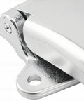 Heavy Duty Steel Rear Door Hinge Straight Swap Fit For Daily 2014 Onward Commercial Rig close-up view of the mounting bracket.