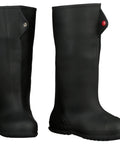 Heavy Duty Concrete Overboot Covers Waterproof Pvc Work Boot Shields in black for wet surfaces with seamless fit.