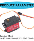 Heavy Duty Digital Servo With Solid Metal Gears Pushing A Sick 25kg Of Pure Torque To Crush Any Off Road Track On Rc Cars Boats And Robot Kits Built Tough For Splash Out And Muddy Trails So You Rip Every Time, showing 25kg size and details.