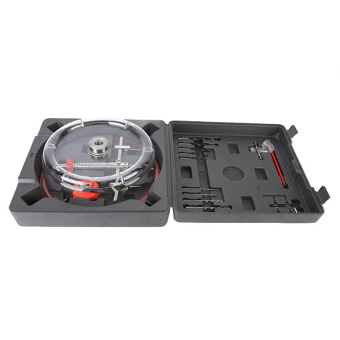 Top Notch Adjustable Hole Saw Cutter Set From 40Mm To 200Mm Abs Cover Included For Cutting Plywood And Cement Board DIY Home Projects open case with bits