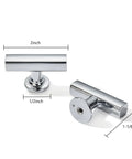 10 Pack Polished Chrome Cabinet Knobs 2 Inch Solid Zinc Drawer Pulls For Cabinets Dressers Closets And Wardrobes Sleek Durable