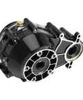 Heavy Duty 16T Rear Axle Differential Gearbox With 9.5:1 Reduction for Electric Vehicles, close-up of black casing and gear details.