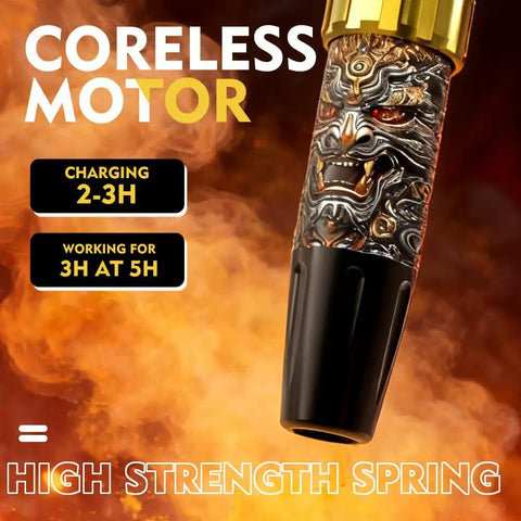 Wireless Tattoo Pen Kit For Beginners With 10 Needles And A Full Ink Set Portable Complete Tattoo Machine Kit Cordless Tattoo Gun