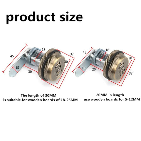 3 Digit Combination Mailbox Lock Seven Eighths Inch Rotary Tongue Cam Lock For Cabinets And Drawers Security Lock With Keyless Access Durable Metal Body Fits Mailboxes And Cabinets No Fuss Easy Install 1 Piece product size dimensions