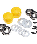 Wheel Bearing Conversion Kit For John Deere LA Series Tractors LA140 LA145 LA150 LA155 LA165 LA175 LA100 L105 L108 L110 L120 L130 L135 Durable Premium Upgrade High Quality Replacement Bolt Right Up with bearings, washers, clips