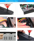 Step-by-step guide for installing HDD in 16 Channel Hybrid DVR NVR System 1080P Lite 5 In 1 Supports Up To 5MP IP Cameras