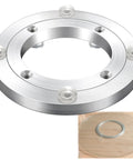 Beefy Heavy Duty Aluminum Turntable Bearing 5 To 40 Inch Rotating Base with Silent Smooth 360 Degree Spin No Wobble Feet on Table