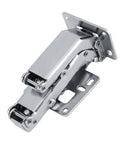 Soft Close Cabinet Door Hydraulic Hinge with 130 Degree to 170 Degree Adjustable Angles, Heavy Duty Carbon Steel, Rust Resistant
