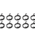 Fix Loose Door Knobs Fast With These Premium Stainless Steel 2.5 Turn Torsion Springs In Matte Black, Perfect For Interior Left Or Right Hand Handles And DIY Home Repair Kits Needing That Smooth Operation Back. Pack of 10 black stainless steel 19mm ID torsion springs