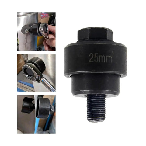 Heavy-Duty Bearing Steel Sheet Metal Punch Tool, 25mm Precision Hole Knockout Die For Stainless Steel, Robust Design Delivers Flawless Cutouts With No Burrs, A Trusty Companion For Rapid Diy Tinkering And Custom Builds