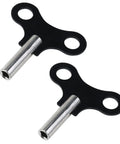 2Pcs Metal Winder Clock Key Black for Wall Clocks and Wooden Clocks DIY Friendly Replacement Tool Bracket Clocks