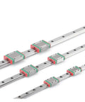 12mm Linear Rail Kit with Dual Block MGN12C/MGN12H for CNC and 3D printers, precision hardened steel, ultra smooth silent sliding rails