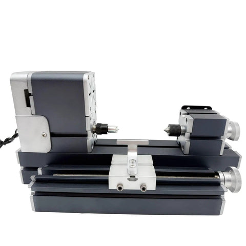 EssSthmy 36W Mini Metal Lathe With 20000 RPM for fast woodworking DIY, compact metal design with motor spindle for precision projects.