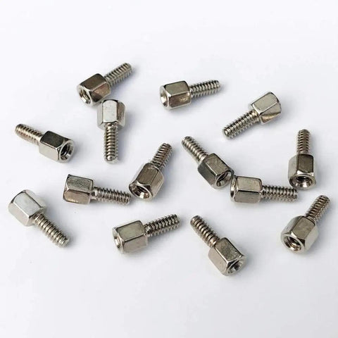 Premium Brass Male Female Hex Standoff Spacers For Motherboard Hardware And Circuit Board Mounting Solid Copper Alloy legit secure fit screws.