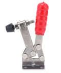 Stainless Steel Toggle Clamp With 100Kg Holding Capacity for DIY Projects, Non Slip Ergonomic Quick Clamp with red handle