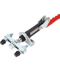 Heavy Duty Push Pull Toggle Clamp With 450kg Clamping Force And 38mm Stroke In High Carbon Steel Built To Last Quick Install Elbow Joint Design Perfect For Welding Fabrication Jigs And Workbench Fixtures on white background