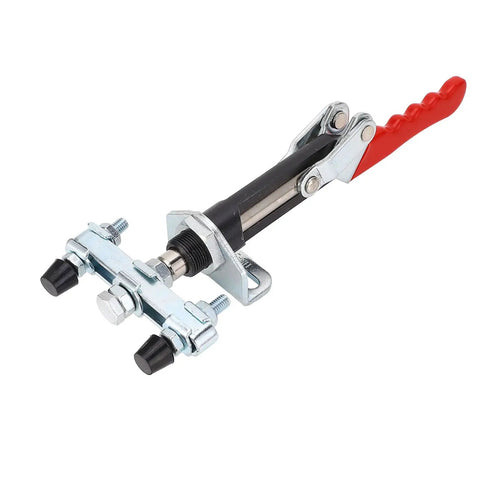 Heavy Duty Push Pull Toggle Clamp With 450kg Clamping Force And 38mm Stroke In High Carbon Steel Built To Last Quick Install Elbow Joint Design Perfect For Welding Fabrication Jigs And Workbench Fixtures on white background