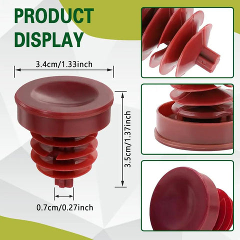 Grab This Red Hydraulic Power Steering Reservoir Cap 2 Pack 3.4cm diameter ABS plastic direct replacement for Honda models.