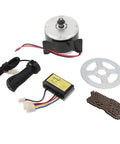 12V 250W Electric Bicycle Motor Kit 2750RPM High Speed Gear Motor With Controller for Motorcycle Conversion components on display
