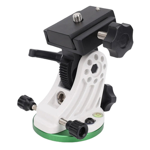 Latitude Adjustment Base For Sky Watcher Star Adventurer, 0 To 90 Degree Declination Tilt Base With 3/8 Inch Tripod Mount, Green