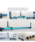 2D Auto Body Measuring System For Frame Repair And Chassis Alignment Pro Grade Car Body Tram Gauge with adapters and rulers