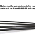 Cool Extra Long Hex Key Set For Home And Garage! These 4-Piece Metric Allen Wrench Tools Rock 360 Rotation Plus 35-Degree Angle Design. 3-6mm S2 steel hex keys