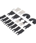 18 Piece Do It All Oscillating Multitool Blade Kit With High Carbon Steel Blades for wood, plastic, drywall, flush, and plunge cuts