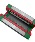 Rock Solid Metal Linear Motion Guide Slider Cgh45ca Carriage Block Rails with red and green design for DIY CNC projects.