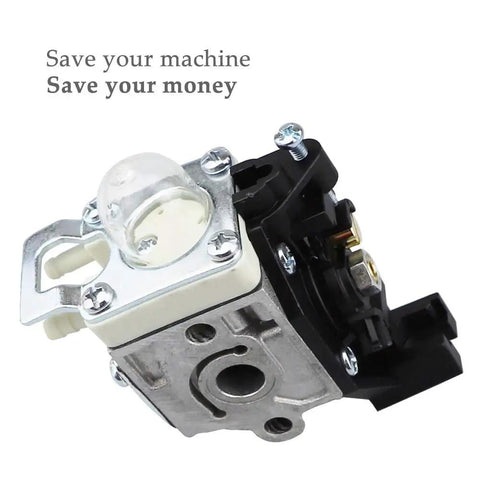 Echo SRM 225 Carburetor Replacement Tune Up Kit With Air Filter And Fuel Line RB K93 for GT225 Trimmers in close-up view