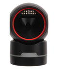 Front view of USB Desktop Barcode Scanner With Auto Sensing Fast Reads 1D 2D And QR Codes From Paper Or Screens Hands Free
