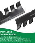 Mulching Mower Blades For 36 And 52 Inch Decks, 3 Pack, Replaces Scag 48108 481707 481711 48185, Fits Gravely Promaster 152Z, Compatible With Zoom 2252, 482878 482961 Replacement Blades For Lawn Mowers