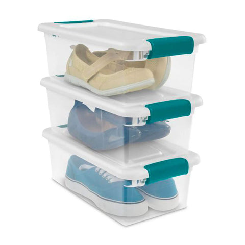 Heavy Duty Clear Latch Storage Box With See Through Base For Home Organization Durable Plastic Container Easy Access Setup Straight Up Reliable Gear Legit Top Shelf Quality Nifty Bin For Garage Closet Or Bedroom Sorting
