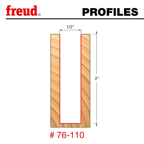 Diagram illustrating 1/2 Inch Down Spiral Router Bit With 1/2 Inch Shank And 2 Inch Carbide Height For Laminates And Veneers