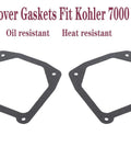 Valve Cover Gasket Set for 7000 Series Engines With Stamped Steel Covers Fits SV710 SV715 SV720 KT715 KT725 KT730 KT735 KT740 KT745 ZT710 19 20 21 22 23 24 25 26 HP Two Pack Heavy Duty Engine Gasket Replacement, black