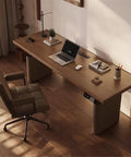 Level Up Your Home Office Setup With This Smooth Electric Standing Desk Featuring one touch height adjustable platform and huge XL surface.