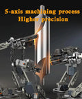 Heavy Duty Cobalt Center Drill Bit Set Top Shelf Gear For Beating Through Hard Metals Metric One Five Millimeter Five Piece Setup with 5-axis machining process.
