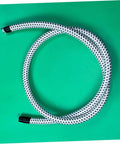 High Temperature Steamer Hose Replacement For All Steam Irons shown coiled on green background