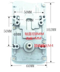 Badass 555 Size Dc Motor Paired With A Precision Steel Worm Gear Reducer 12 Volt And 24 Volt Drive Units dimensions and features.