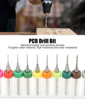 10Pcs Micro Twist Drill Bit Set For Pro Grade Gas Orifices And Mini Vises Tungsten Steel Cobalt Spiral Bits on display