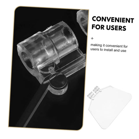 Close-up of Dustproof 6-Inch Bench Grinder Eye Shield Guard Kit, showcasing transparent connector and eye shield.