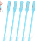 Five Pack 2 In 1 Nasal Hair Cutter Double Sided Nose Hair Trimmer with person using blue trimmer