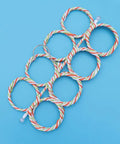 Foldable Paper Rattan Scarf Hanger Featuring 20 Rings And Sturdy Steel Hook Hangs From Door Or Closet Rod For Ties Belts And Towels Easy Setup For Your Drip And Sweet Space Saving Closet Vibe Upgrade. Colorful woven rattan rings.