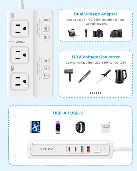 220V To 110V Voltage Converter 2000W Universal Travel Adapter And Step Down Transformer With Six International Plugs A C D G I M For EU UK JP AU SA The Ultimate Global Travel Gear