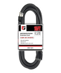 15 Ft Outdoor Extension Cord With 12/3 SJTW Heavy Duty Black Cable Grounded 3 Prong Plug Power Cord For Lawn Garden Tools And Appliances UL Listed Indoor Outdoor Use -40F To 140F Flexible coiled with label