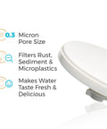 Ceramic Pre Filter Replacement for Gravity Water System Lets You Get Cleaner Water With 0.3 Micron Filtration near text details