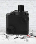 Kick Heat Out With This 12V DC Mini CPU Water Cooling Pump featuring black plastic casing and compact design for effective cooling.